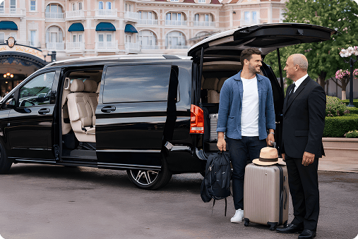 Family at Disneyland Paris